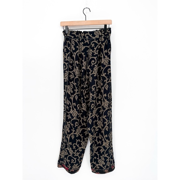 Vintage Nothing Matches Artsy Mixed Print Lagenlook Straight Leg Pants Size 1 - Picture 6 of 12